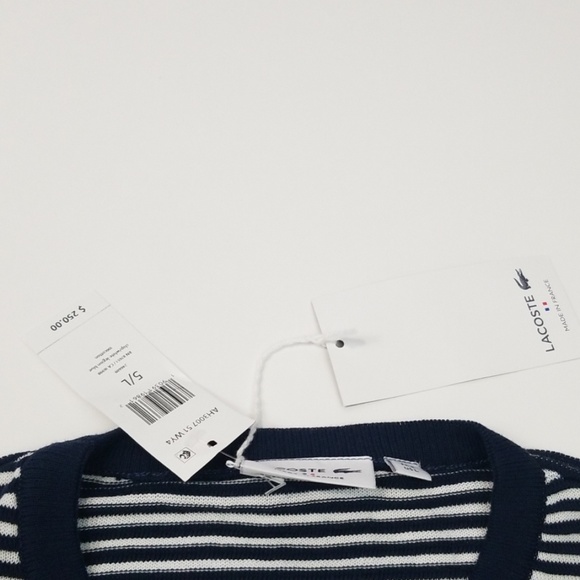 XL. Lacoste Crewneck Sweater "Made In France" - Picture 3 of 7
